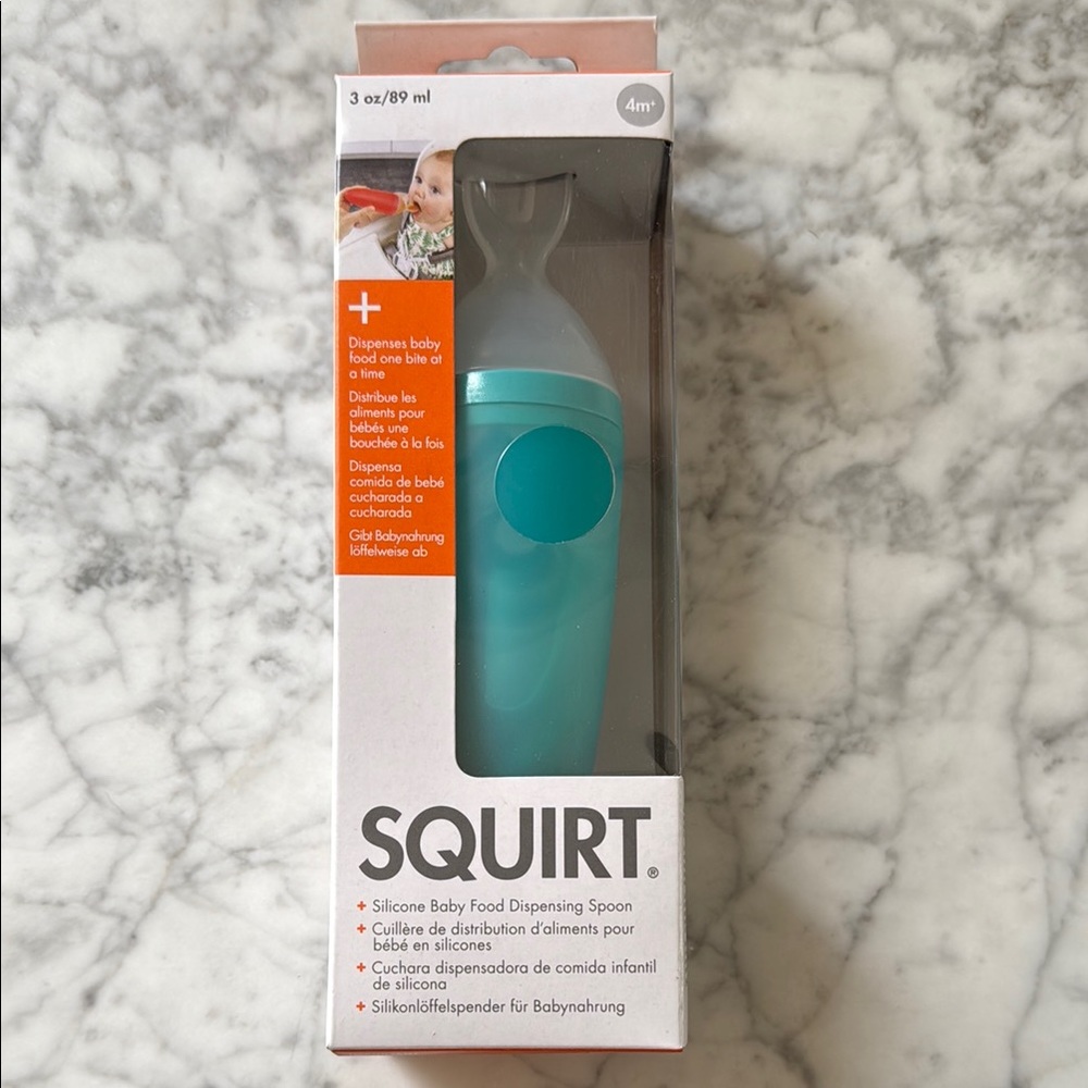 BMIB BOON Squirt Silicone Baby Food Dispensing Spoon